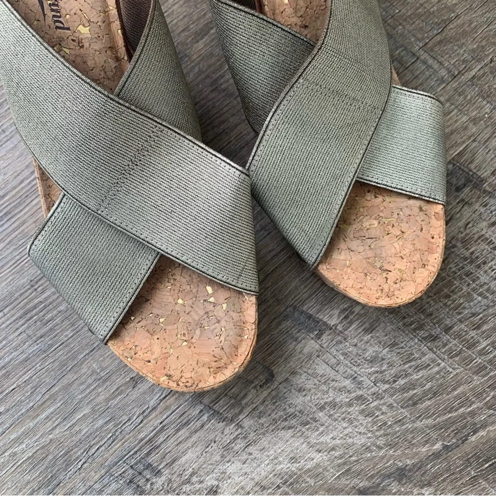 Lucky Brand Valmai Platform Wedge Sandals